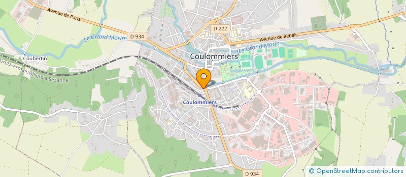 localisation de l'entreprise MONSIEUR PASCAL XIE  COULOMMIERS