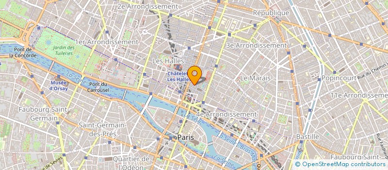 localisation de l'entreprise MONSIEUR PASCAL YBERT à PARIS