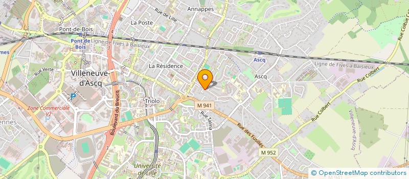 localisation de l'entreprise MONSIEUR PASCAL YIM à VILLENEUVE-D'ASCQ