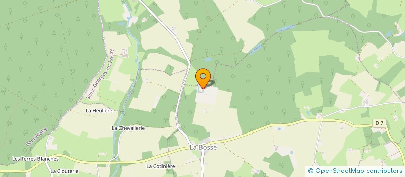 localisation de l'entreprise MONSIEUR PASCAL YVON  LA BOSSE