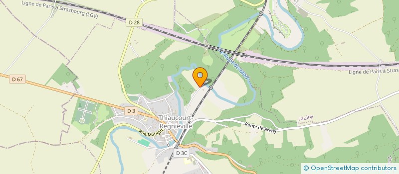 localisation de l'entreprise MONSIEUR PASCAL ZACHALSKY  THIAUCOURT-REGNIEVILLE