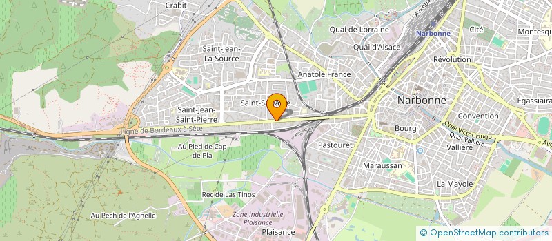 localisation de l'entreprise MONSIEUR PASCAL ZENONI  NARBONNE