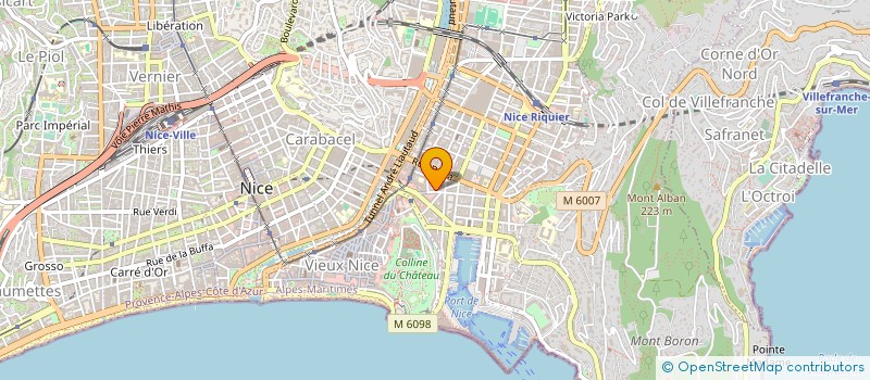 localisation de l'entreprise MONSIEUR PASCALE BISOIR à NICE