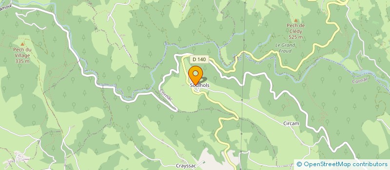 localisation de l'entreprise MONSIEUR PASCALE DELCAYRE  GINTRAC