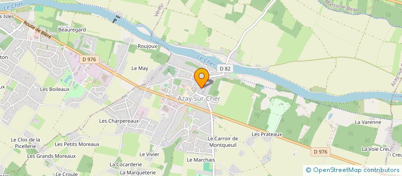 localisation de l'entreprise MONSIEUR PASCOAL CORREIA FERREIRA  AZAY-SUR-CHER