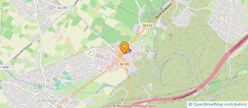 localisation de l'entreprise MONSIEUR PASCUAL CARRILLO PINERA  FABREGUES