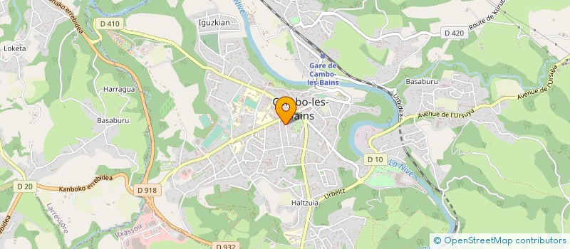 localisation de l'entreprise MONSIEUR PASKAL DELANNOY à CAMBO-LES-BAINS