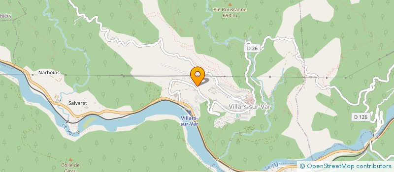 localisation de l'entreprise MONSIEUR PASQUALE CARUSO  VILLARS-SUR-VAR