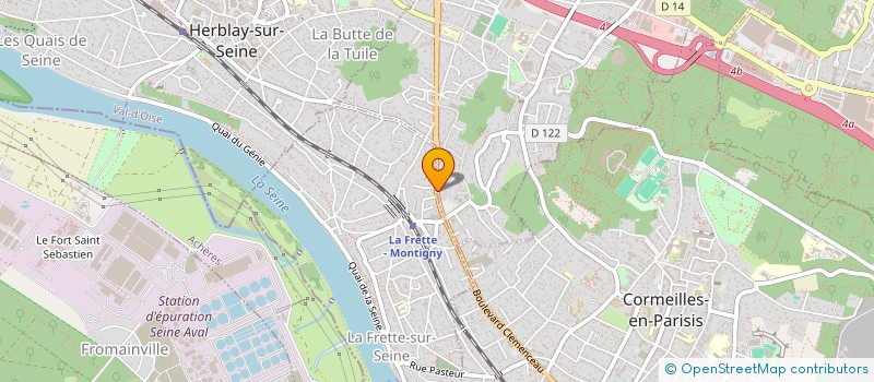 localisation de l'entreprise MONSIEUR PASQUALE DEL ROSSI  MONTIGNY-LES-CORMEILLES