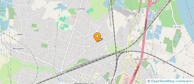 localisation de l'entreprise MONSIEUR PASQUALE GHIZZARDI  AMBARES-ET-LAGRAVE