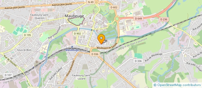 localisation de l'entreprise MONSIEUR PASQUALE IODICE  MAUBEUGE