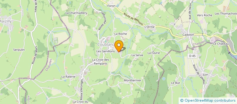 localisation de l'entreprise MONSIEUR PASQUALE SCALONE  COUBLANC