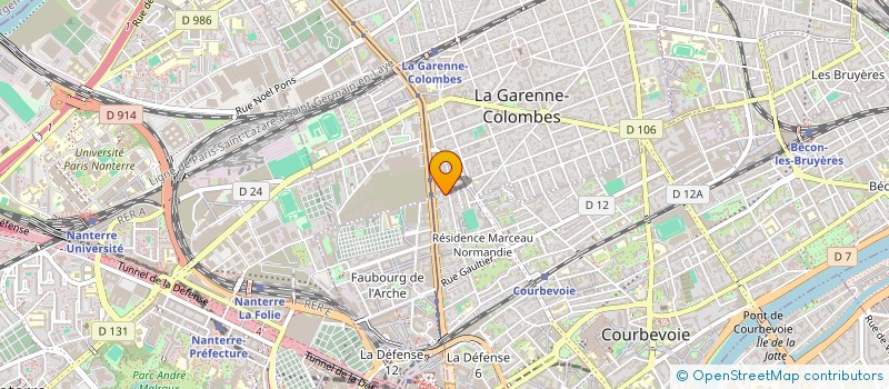 localisation de l'entreprise MONSIEUR PASQUALE SERRA à COURBEVOIE