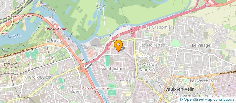 localisation de l'entreprise MONSIEUR PASQUALE SIRICA  VILLEURBANNE