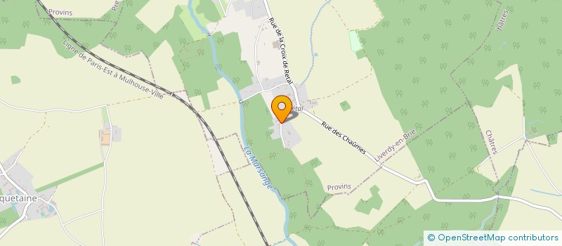 localisation de l'entreprise MONSIEUR PASQUALINO MERCURI  LIVERDY-EN-BRIE