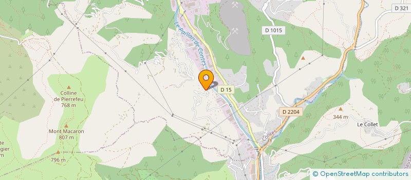 localisation de l'entreprise MONSIEUR PASQUALINO RONSINI  CONTES