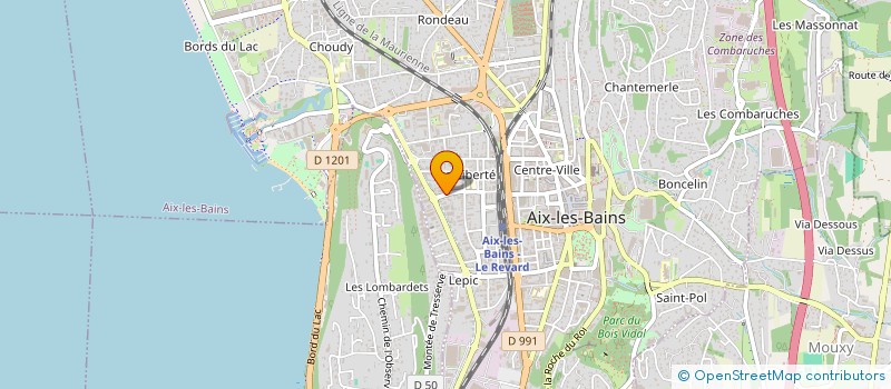 localisation de l'entreprise MONSIEUR PASQUALINO SANNIA  AIX-LES-BAINS