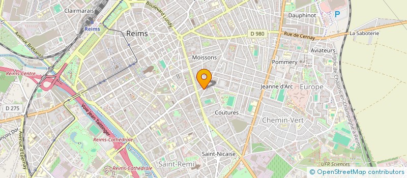 localisation de l'entreprise MONSIEUR PASTEUR LINSOUSSI AGBASSO  REIMS