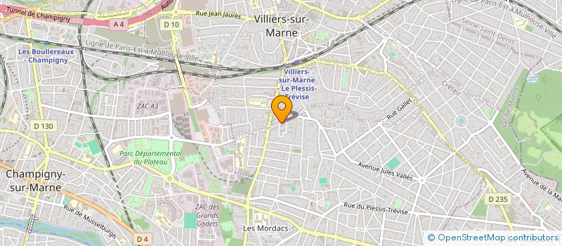 localisation de l'entreprise MONSIEUR PATERNE AKCEL RIEL POUATY à CHAMPIGNY-SUR-MARNE