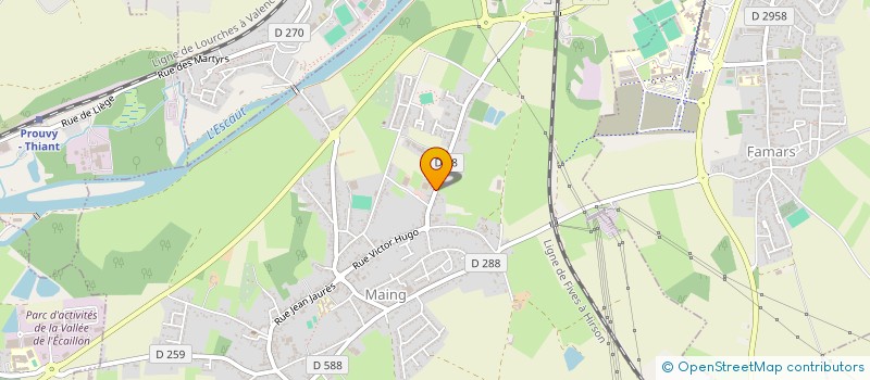 localisation de l'entreprise MONSIEUR PATERNE BLANDIN  MAING