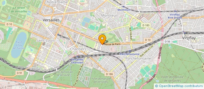 localisation de l'entreprise MONSIEUR PATERNE KPATCHAVI à VERSAILLES