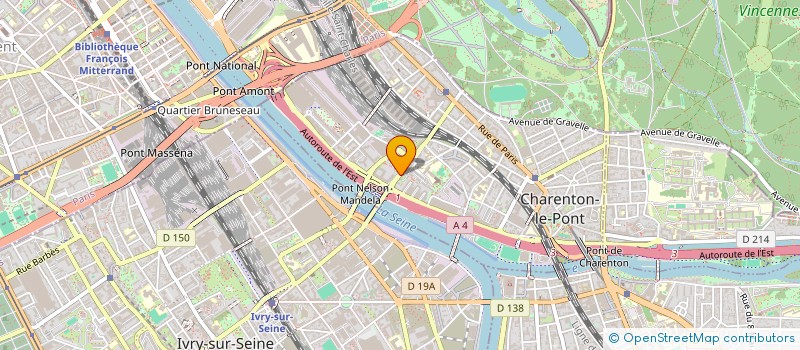 localisation de l'entreprise MONSIEUR PATERNE TCHOUSSI FOKOU  CHARENTON-LE-PONT