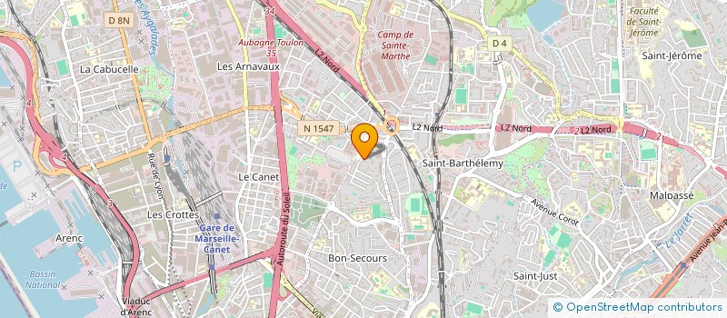 localisation de l'entreprise MONSIEUR PATHE CAMARA à MARSEILLE
