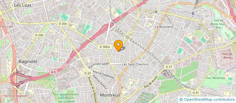 localisation de l'entreprise MONSIEUR PATHE DIOP à MONTREUIL