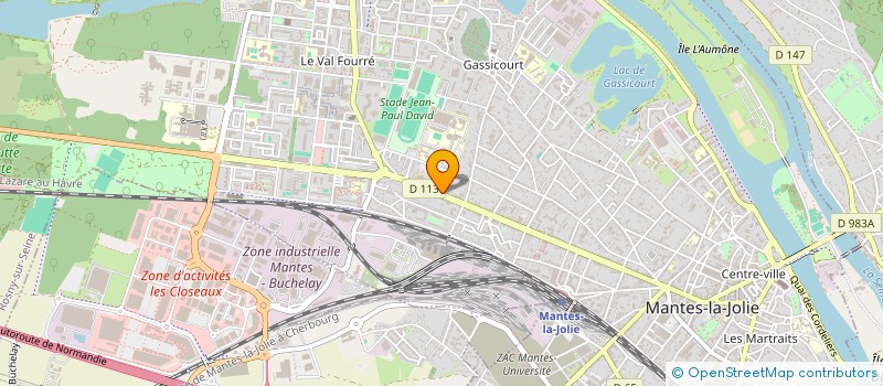 localisation de l'entreprise MONSIEUR PATHMANATHAN PRATHEEPAN  MANTES-LA-JOLIE