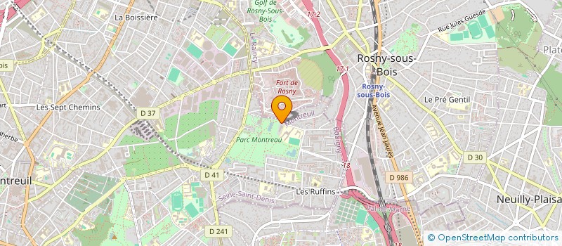 localisation de l'entreprise MONSIEUR PATHY NZOSA à MONTREUIL