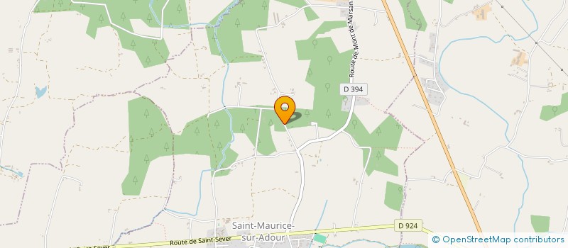 localisation de l'entreprise MONSIEUR PATICK MARIE GERARD GANNE à SAINT-MAURICE-SUR-ADOUR