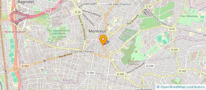 localisation de l'entreprise MONSIEUR PATIENCE KATSHIAYI à MONTREUIL