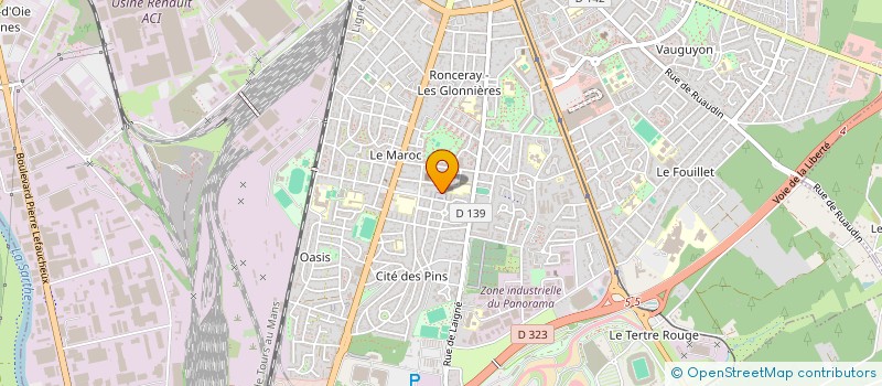 localisation de l'entreprise MONSIEUR PATINIKA MASUDI  LE MANS