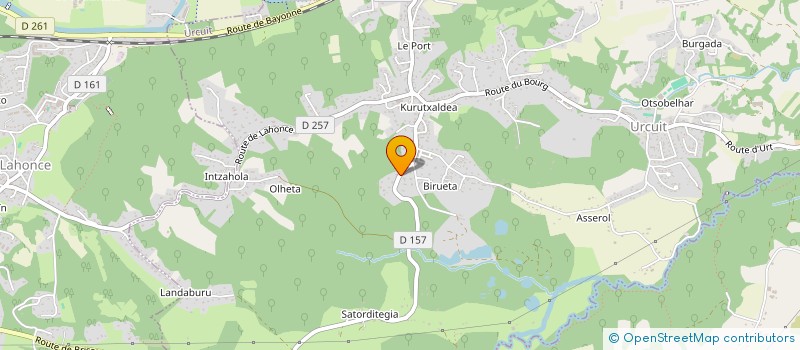 localisation de l'entreprise MONSIEUR PATIRCK BONANSEA  URCUIT