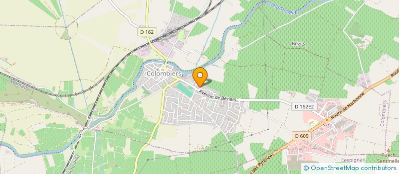 localisation de l'entreprise MONSIEUR PATRCIK CECILIA à COLOMBIERS