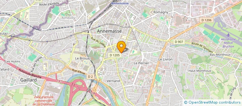 localisation de l'entreprise MONSIEUR PATRIC NIGAUD  ANNEMASSE