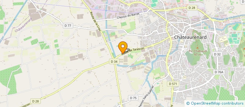 localisation de l'entreprise MONSIEUR PATRIC ZARAGOZA  CHATEAURENARD