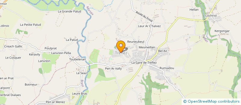 localisation de l'entreprise MONSIEUR PATRICE ABGRALL  TREFLEZ