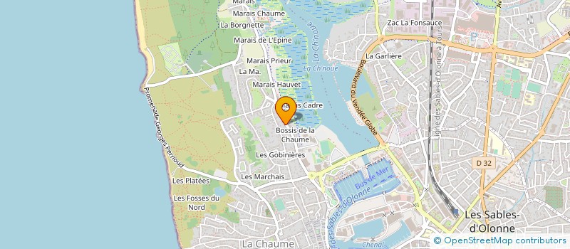 localisation de l'entreprise MONSIEUR PATRICE ABRAHAM à LES SABLES D'OLONNE
