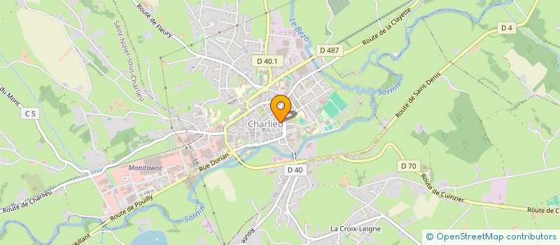 localisation de l'entreprise MONSIEUR PATRICE ACCARY  CHARLIEU