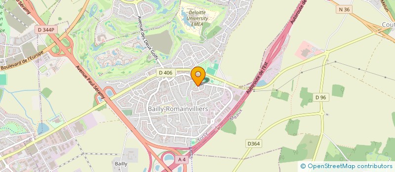 localisation de l'entreprise MONSIEUR PATRICE AKRA  BAILLY-ROMAINVILLIERS