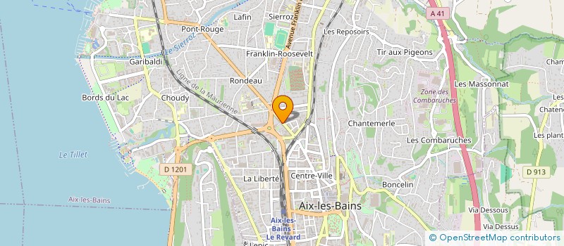 localisation de l'entreprise MONSIEUR PATRICE ALAPHILIPPE à AIX-LES-BAINS
