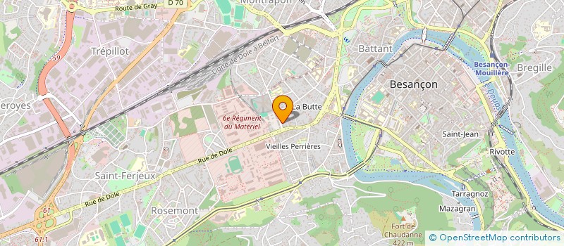 localisation de l'entreprise MONSIEUR PATRICE ALBOUY  BESANCON