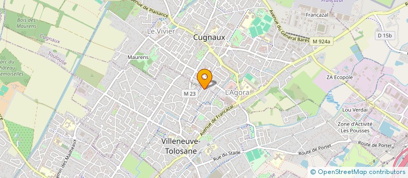 localisation de l'entreprise MONSIEUR PATRICE ALEXANDRE  AUSSONNE