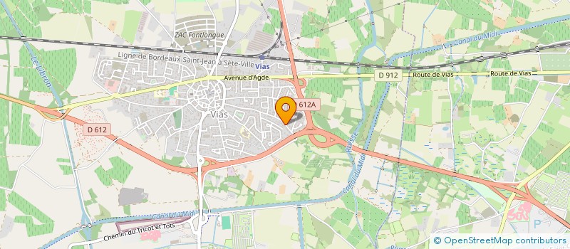 localisation de l'entreprise MONSIEUR PATRICE ALIBERT  VIAS