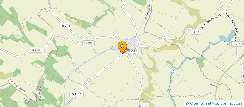 localisation de l'entreprise MONSIEUR PATRICE ALIBERT  LES CASSES