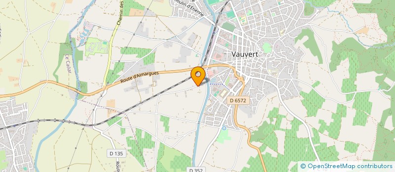 localisation de l'entreprise MONSIEUR PATRICE AMIEL à VAUVERT