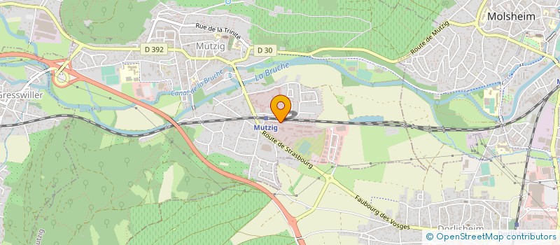 localisation de l'entreprise MONSIEUR PATRICE ANDLAUER  MUTZIG