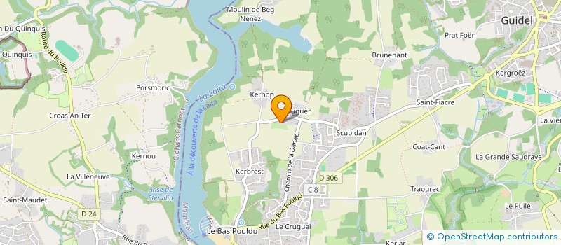 localisation de l'entreprise MONSIEUR PATRICE ANDRE MARIE LE HO  GUIDEL