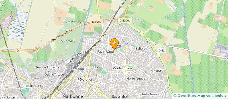 localisation de l'entreprise MONSIEUR PATRICE ANDRIEU  NARBONNE